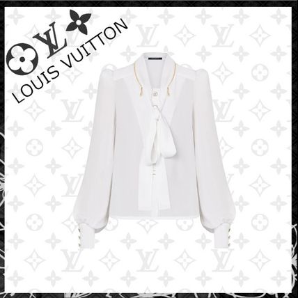 Louis Vuitton 2020 21AW Lavalliere Collar Shirt 1A7SWV 