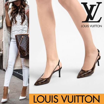 Louis Vuitton Monogram Leather Party Style Elegant Style Formal Style 