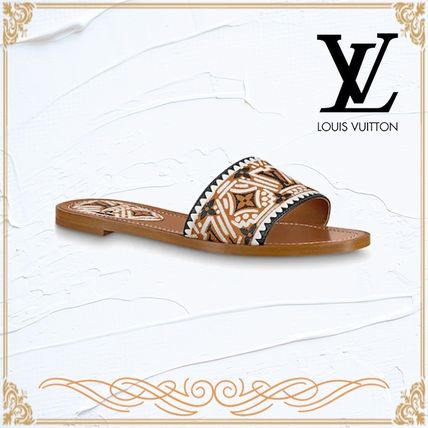 Louis Vuitton MONOGRAM 2020 21AW Monogram Casual Style Mules Sandals 1A85BQ 