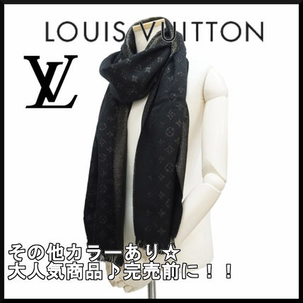 Louis Vuitton MONOGRAM 2020 SS Monogram Unisex Cashmere Blended Fabrics Street