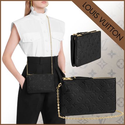 Louis Vuitton Monogram Casual Style Chain Leather Elegant Style Crossbody M68568 