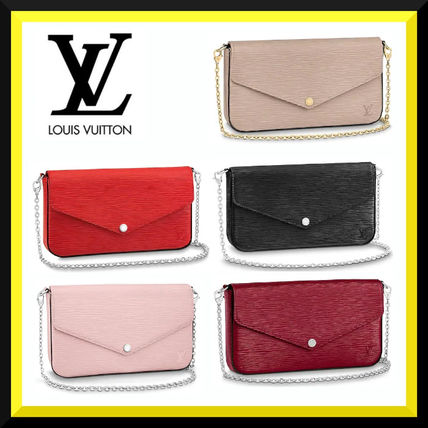Louis Vuitton Casual Style 3WAY Plain Leather Party