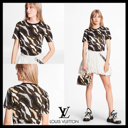 Louis Vuitton 2020 SS Crew Neck Cotton Short Sleeves Logo T Shirts 1A7TLZ 