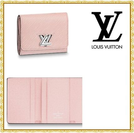 Louis Vuitton EPI 2019 20AW Plain Leather Folding Wallet Small Wallet Folding Wallets 
