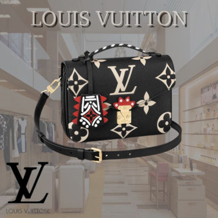 Louis Vuitton ALMA 2020 21AW Casual Style 2WAY Chain Plain Leather Party Style M45385 
