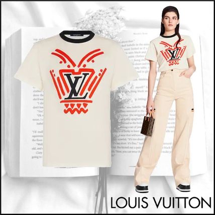 Louis Vuitton 2020 21AW Crew Neck Street Style Cotton Short Sleeves Logo T Shirts 1A8497 