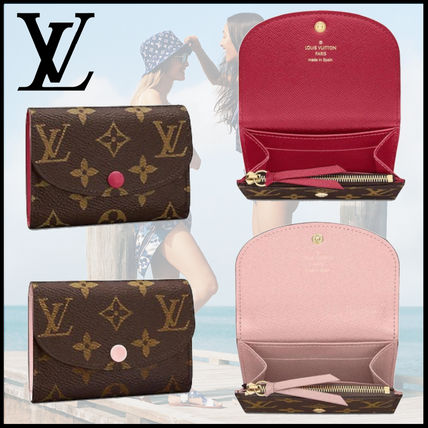 Louis Vuitton MONOGRAM Monogram Leather Small Wallet Logo Coin Cases M62361 M41939 