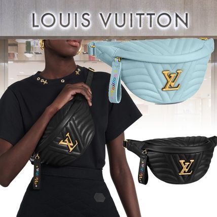 Louis Vuitton Calfskin Plain Leather Logo Hip Packs M53750 M55331 