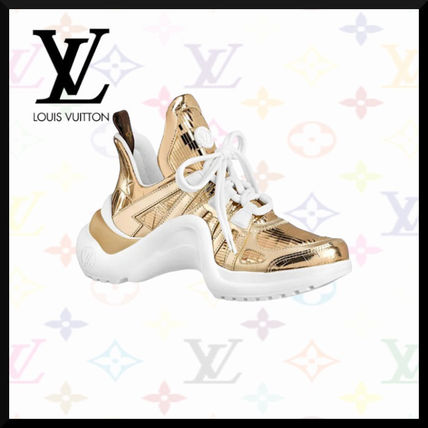 Louis Vuitton 2020 21AW Casual Style Blended Fabrics Street Style Logo Metallic 1A87RA 
