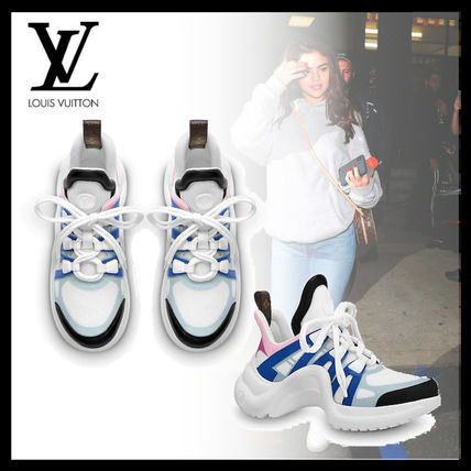 Louis Vuitton Monogram Rubber Sole Casual Style Blended Fabrics 1A65SL 