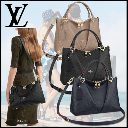 Louis Vuitton MONOGRAM Monogram Casual Style 2WAY Leather Elegant Style Logo Totes