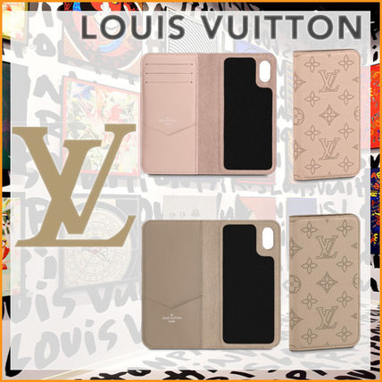 Louis Vuitton MONOGRAM 2020 SS Monogram Leather iPhone X iPhone XS Logo Smart Phone Cases M68886 M68885 