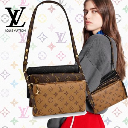 Louis Vuitton 2020 21AW Monogram Casual Style Unisex Canvas 2WAY Leather Crossbody M45412 
