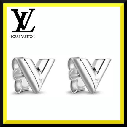 Louis Vuitton Essential V Stud Earrings M63208 