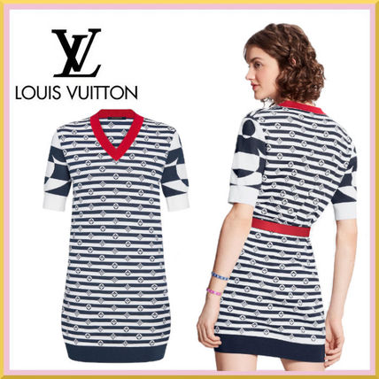 Louis Vuitton 2020 SS Lv Escale Sailor Style Dress 1A7TH2 