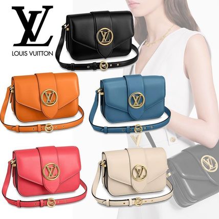 Louis Vuitton PONT NEUF 2020 SS Monogram Casual Style 2WAY Plain Leather