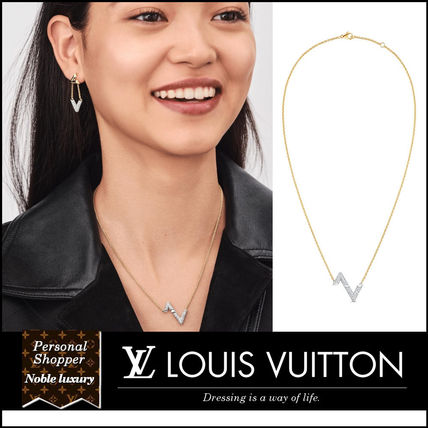 Louis Vuitton 2020 21AW Casual Style Unisex Blended Fabrics Party Style 18K Gold 
