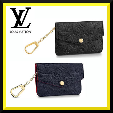 Louis Vuitton Plain Leather Logo Keychains  Bag Charms M60633 M62017 