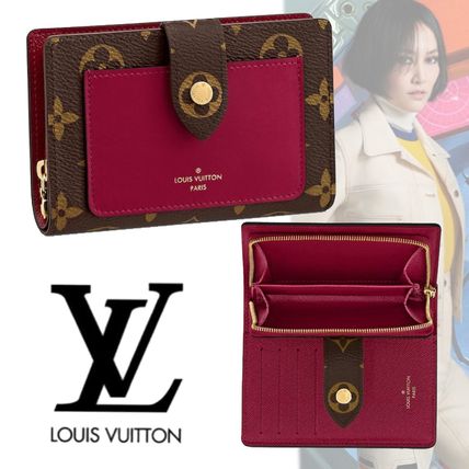 Louis Vuitton MONOGRAM 2020 21AW Monogram Canvas Street Style Leather Folding Wallet Logo M69433 