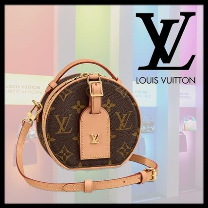 Louis Vuitton 2020 21AW Monogram Blended Fabrics 2WAY Leather Elegant Style M44699 