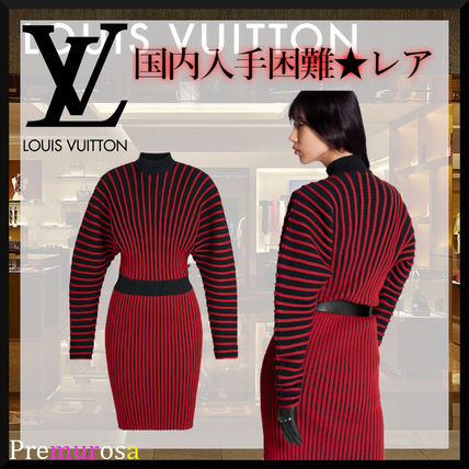 Louis Vuitton 2020 SS Accordion Pleats Knit Dress 1A636T 1A636S 1A636R 