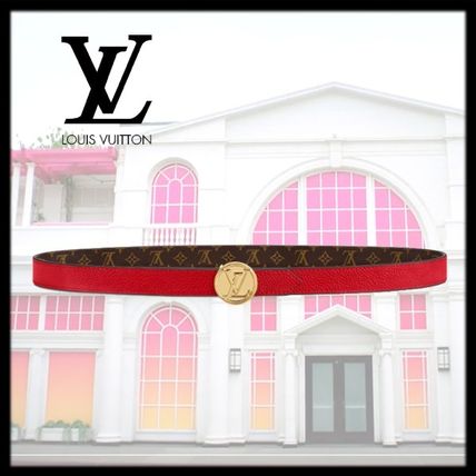 Louis Vuitton Monogram Logo Belts M0199U 