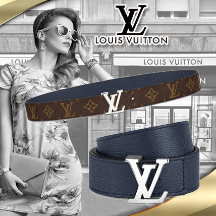 Louis Vuitton MONOGRAM Casual Style Office Style Elegant Style Belts M0141U 