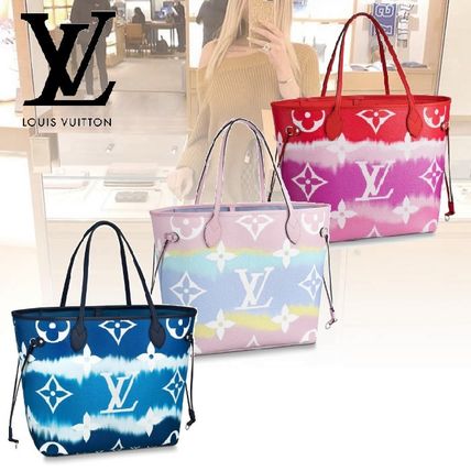Louis Vuitton 2020 SS Monogram Casual Style Tie dye A4 Leather Office Style M45128 M45270 M45127 