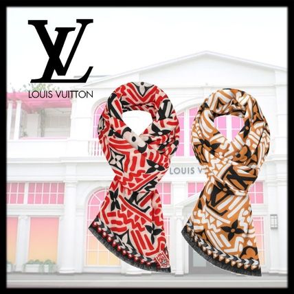 Louis Vuitton 2020 21AW Lv Crafty Stole M76484 M76485 