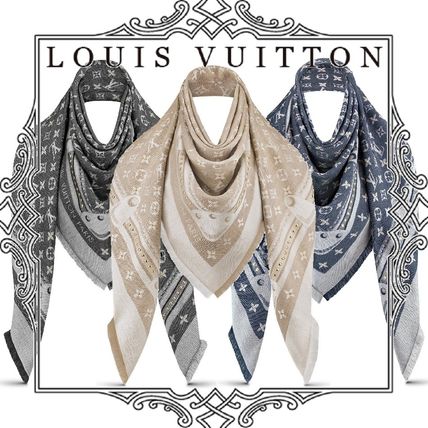 Louis Vuitton MONOGRAM 2020 21AW Monogram Casual Style Unisex Wool Silk Studded