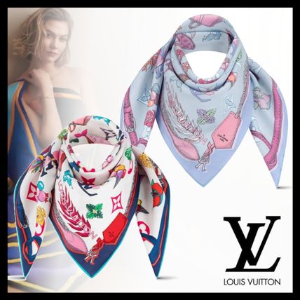 Louis Vuitton MONOGRAM 2020 21AW Silk Elegant Style Logo Accessories M76425 M76424 