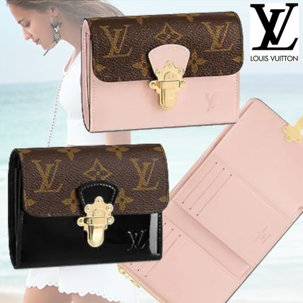 Louis Vuitton MONOGRAM 2020 SS Cherrywood Compact Wallet M61912 M61911 