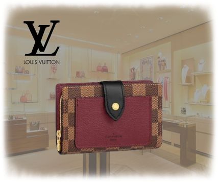 Louis Vuitton 2020 21AW Canvas Folding Wallet Logo Folding Wallets N60381 