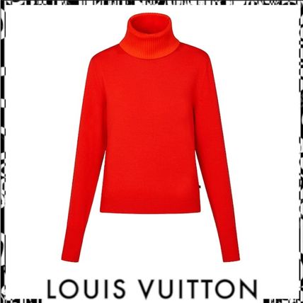 Louis Vuitton 2020 SS Short Monogram Casual Style Wool Long Sleeves Plain Cotton 1A5K8Z 