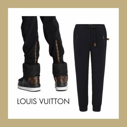 Louis Vuitton Monogram Casual Style Street Style Plain Long Logo Pants 1A8284 