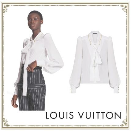 Louis Vuitton 2020 SS Lavalliere Collar Shirt 1A7SWU 