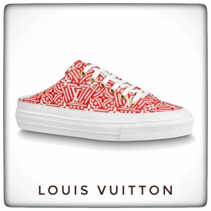 Louis Vuitton 2020 21AW Round Toe Rubber Sole Casual Style Unisex Oversized