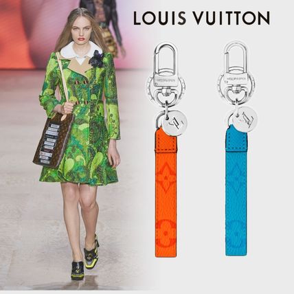 Louis Vuitton MONOGRAM Monogram Unisex Leather Keychains  Bag Charms 