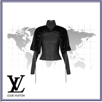 Louis Vuitton 2020 SS Plain Leather Biker Jackets 