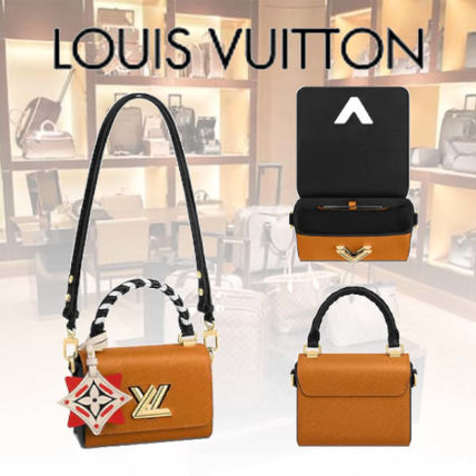 Louis Vuitton TWIST Casual Style 2WAY Bi color Plain Leather Party Style M56849 