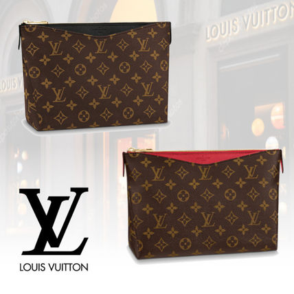Louis Vuitton 2020 SS Monogram Canvas Leather Pouches  Cosmetic Bags 