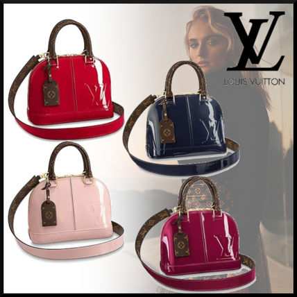 Louis Vuitton 2018 19AW Monogram Canvas 2WAY Plain Leather Elegant Style Crossbody