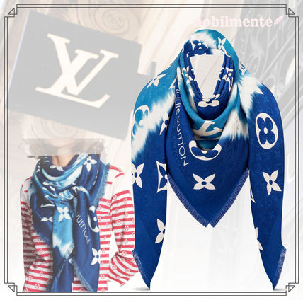 Louis Vuitton MONOGRAM Lv Escale Monogram Shawl M76086 