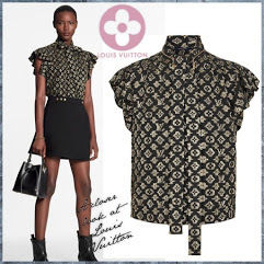 Louis Vuitton MONOGRAM 2020 21AW Short Monogram Casual Style Silk Short Sleeves Party Style 1A82QI 