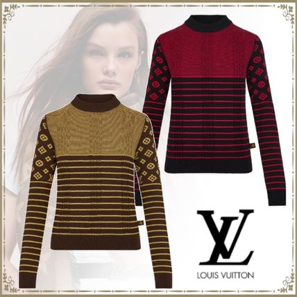 Louis Vuitton 2020 21AW Monogram Casual Style Cashmere Long Sleeves Medium 