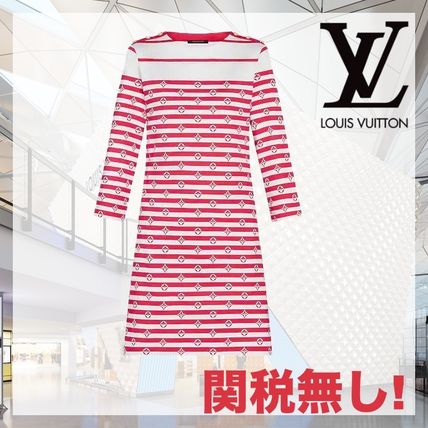 Louis Vuitton Monogram Casual Style Elegant Style Dresses 1A7T7S 