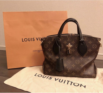 Louis Vuitton Monogram Calfskin Blended Fabrics 2WAY Leather Party Style M44351 M44350 