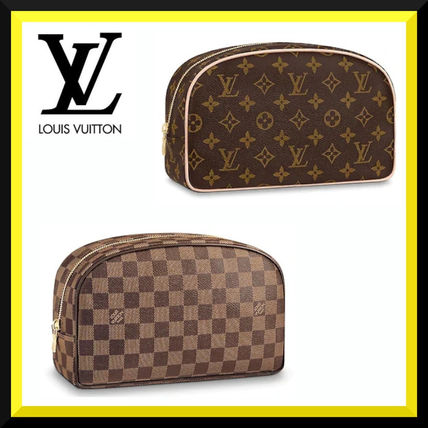 Louis Vuitton Monogram Leather Logo Pouches  Cosmetic Bags N47624 M47527 