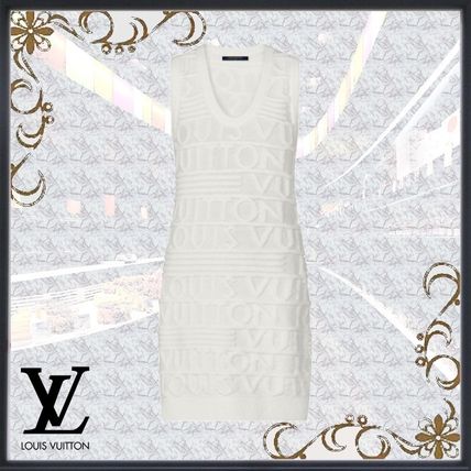 Louis Vuitton 2020 21AW Sleeveless Tube Dress In Wool Knit 1A84GW 