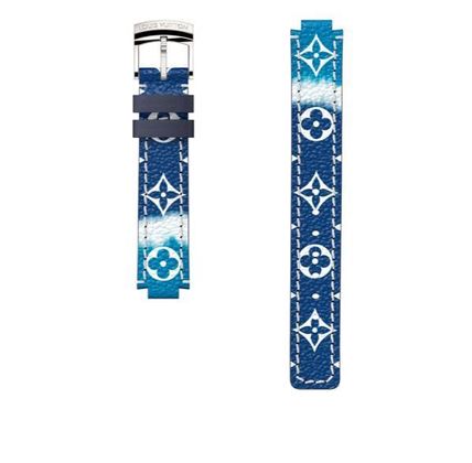 Louis Vuitton Lv Escale Tambour Blue Strap R17281 